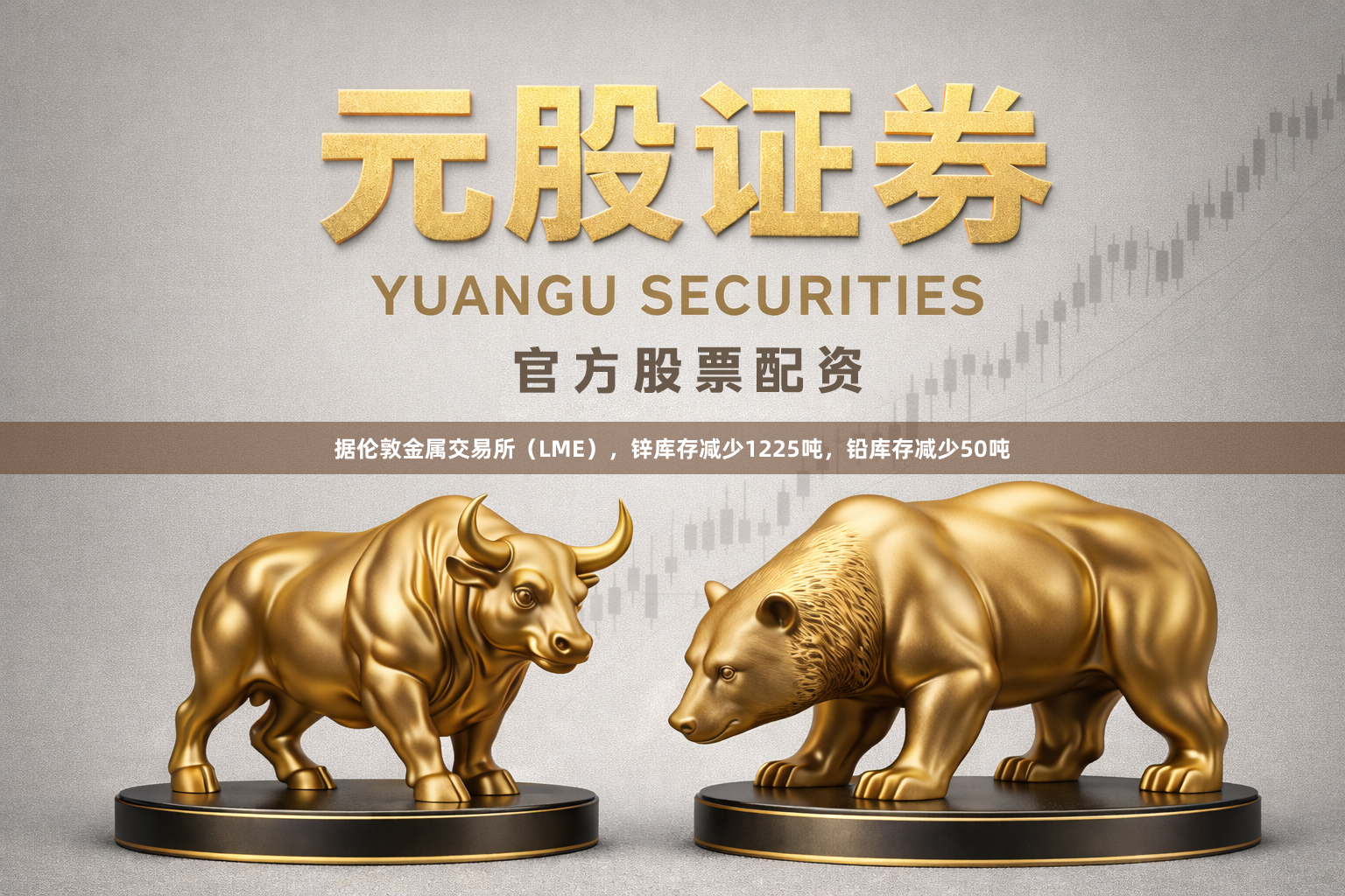 据伦敦金属交易所（LME），锌库存减少1225吨，铅库存减少50吨