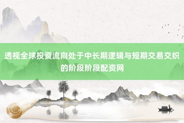 透视全球投资流向处于中长期逻辑与短期交易交织的阶段阶段配资网